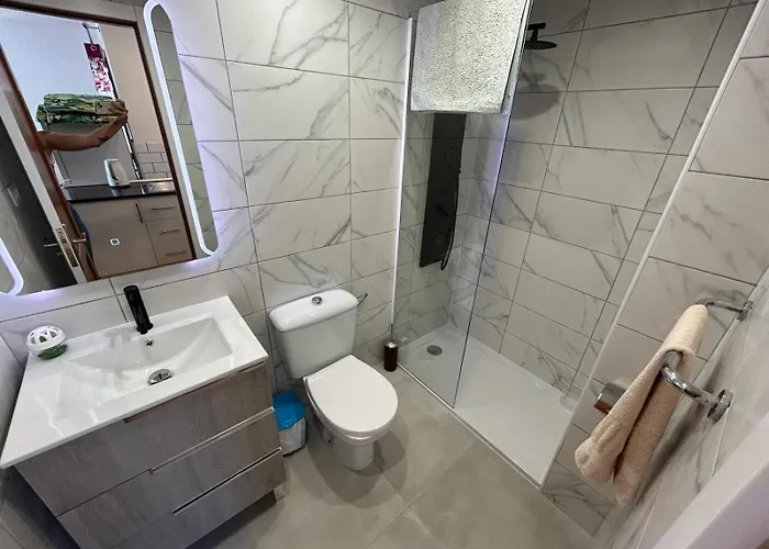 Lägenhet Lovely Newly Refurbished 1 Bedroom Flat Minutes From Sandy Beach,private Terrace Caleta De Fuste